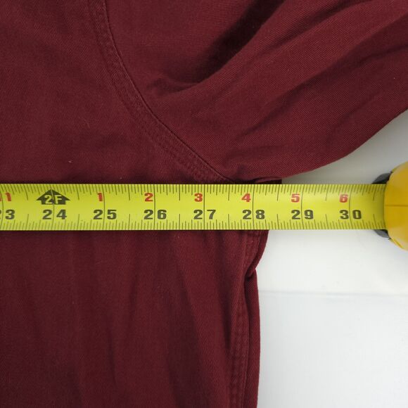 CE Schmidt Workwear Flannel Shirt Mens 2XL Heavy Cotton Red - Picture 6 of 7